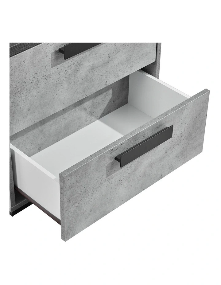Bedside Table MDF in Grey image 4