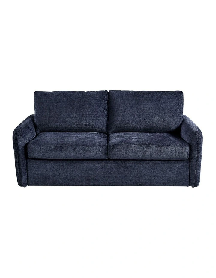 3 Seater Sofa Bed in Blue image 3