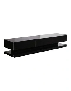 TV Cabinet High Glossy in Black