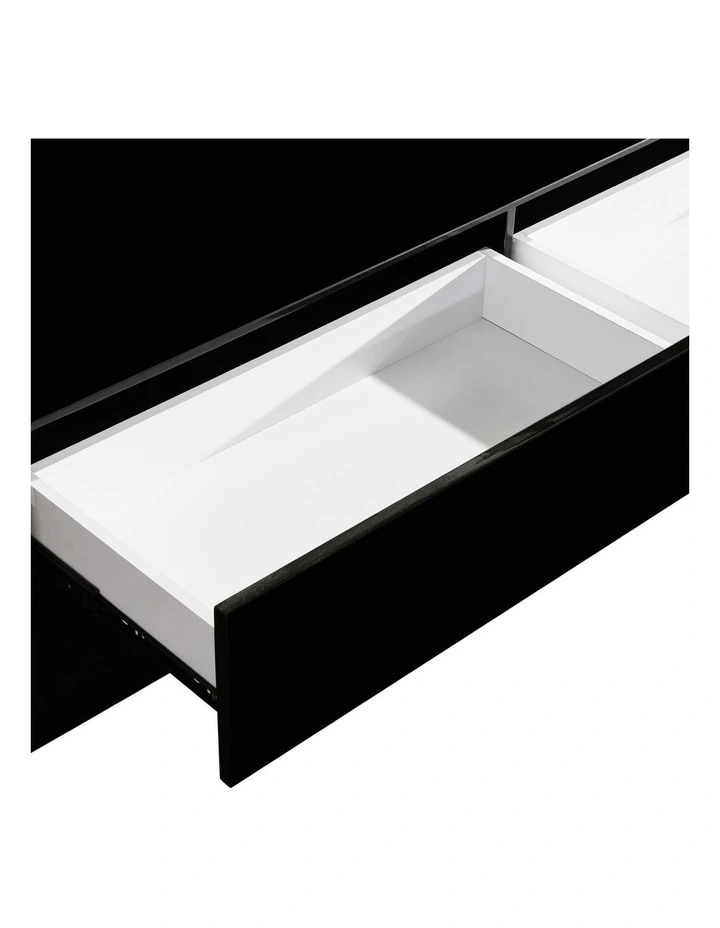TV Cabinet High Glossy in Black image 5