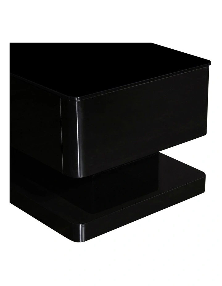 TV Cabinet High Glossy in Black image 6