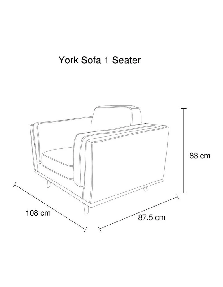 Single Seater Sofa in Beige image 7