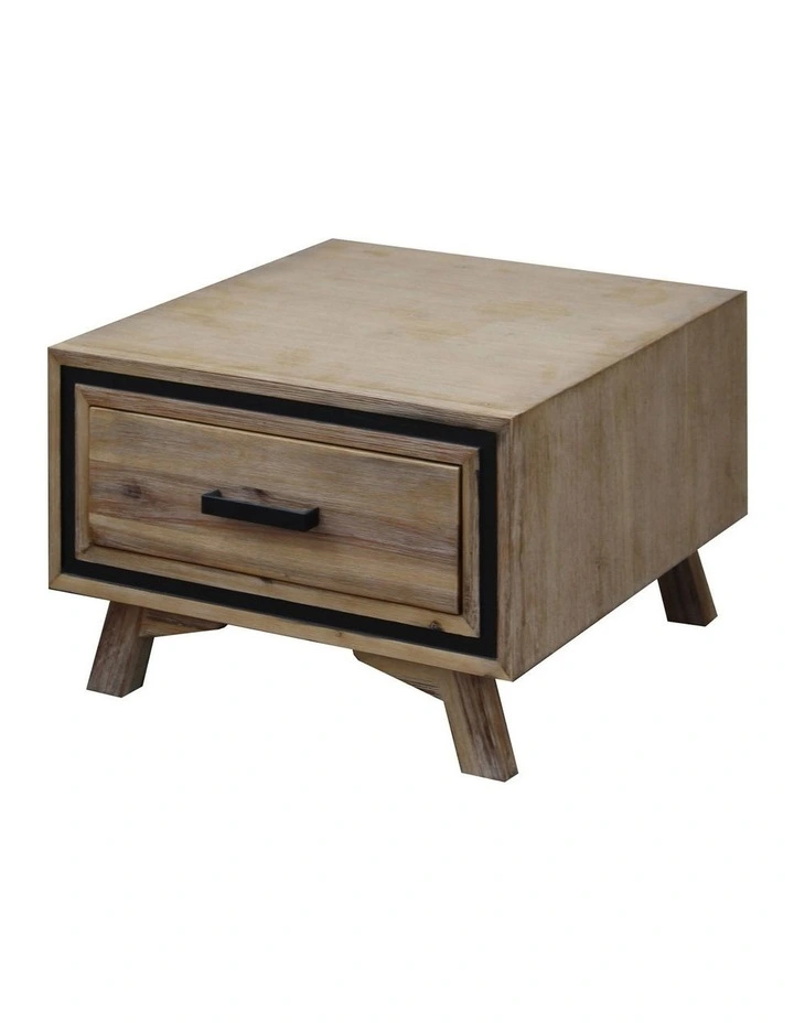 Solid Lamp Table in Brown image 1