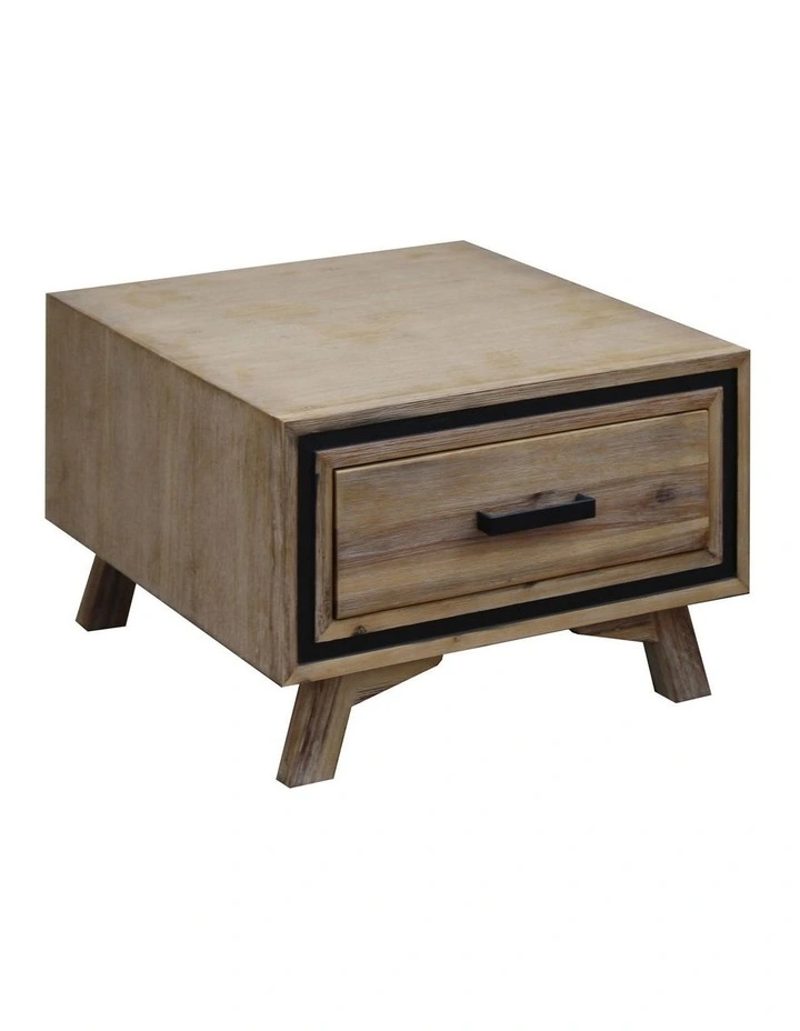 Solid Lamp Table in Brown image 2
