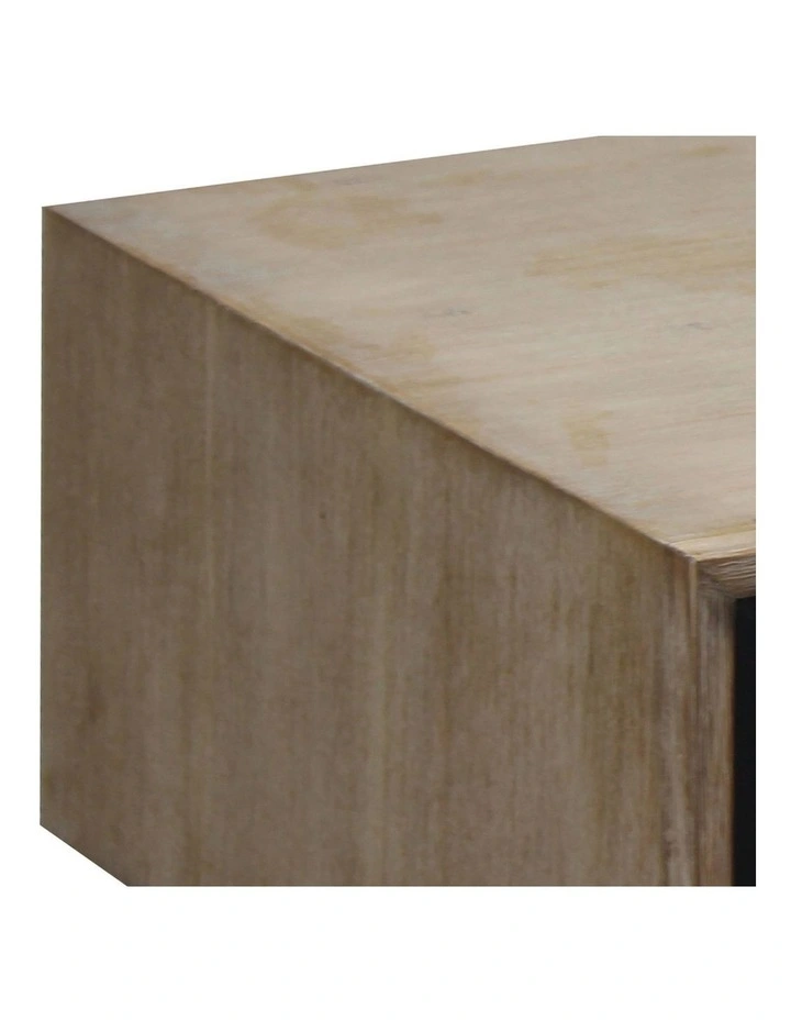 Solid Lamp Table in Brown image 3