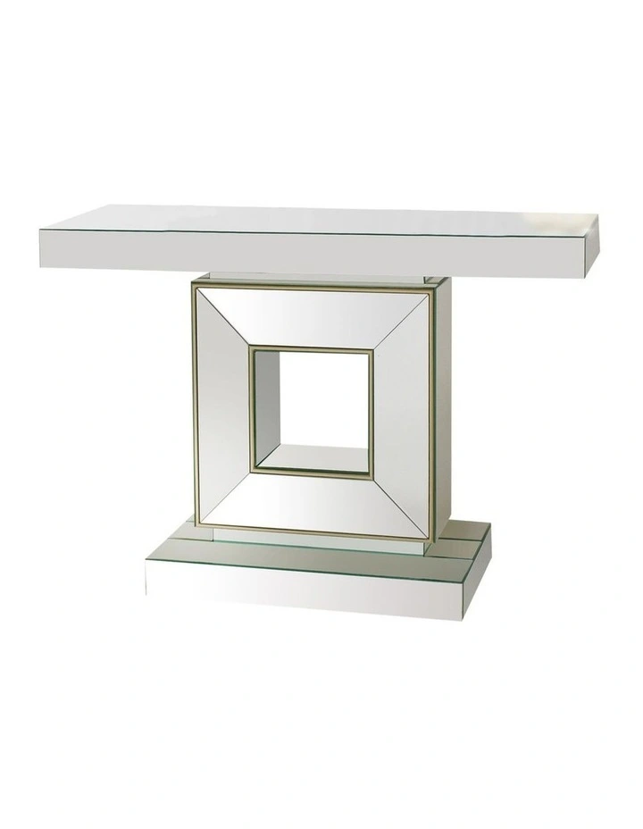 Hall Table MDF And Mirror in Silver image 3