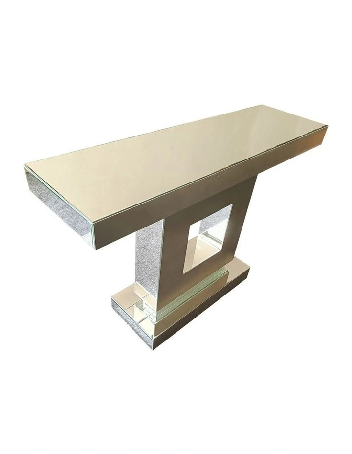 Hall Table MDF And Mirror in Silver image 5