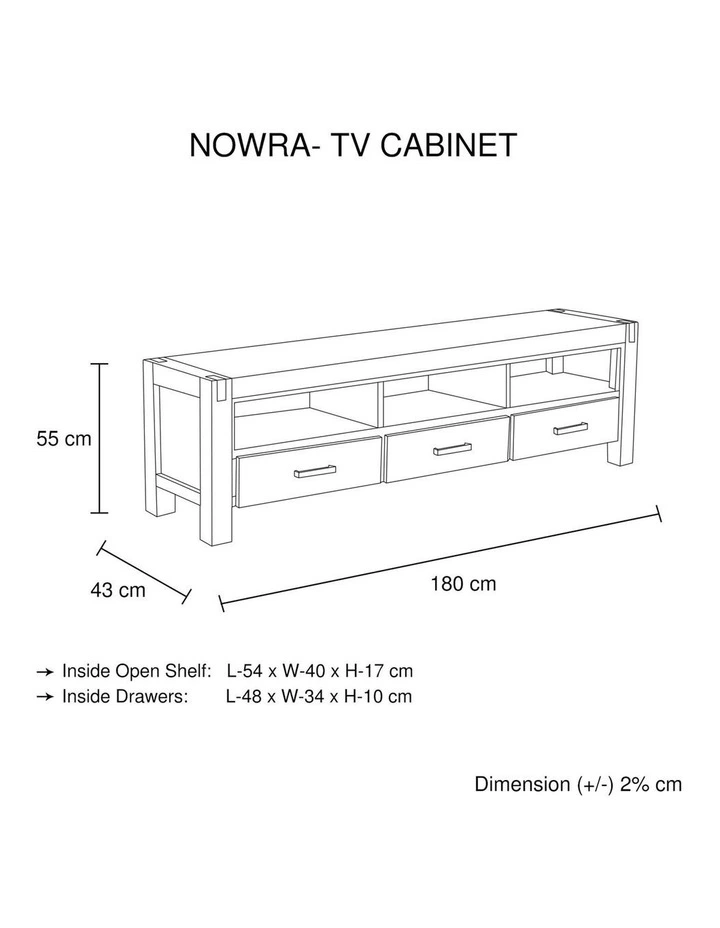 Solid Wood TV Cabinet in Oak image 7