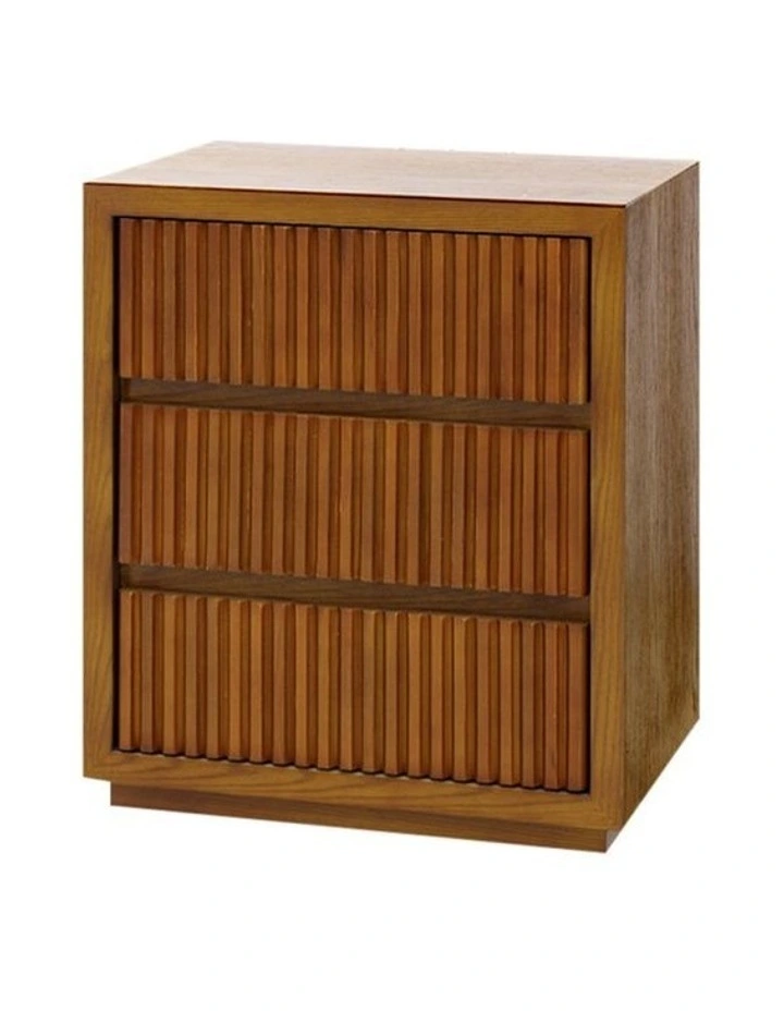 MDF Night Stand Bedside Table in Brown image 1