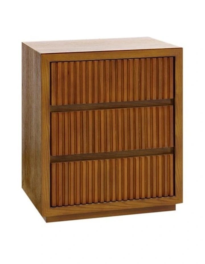 MDF Night Stand Bedside Table in Brown image 3