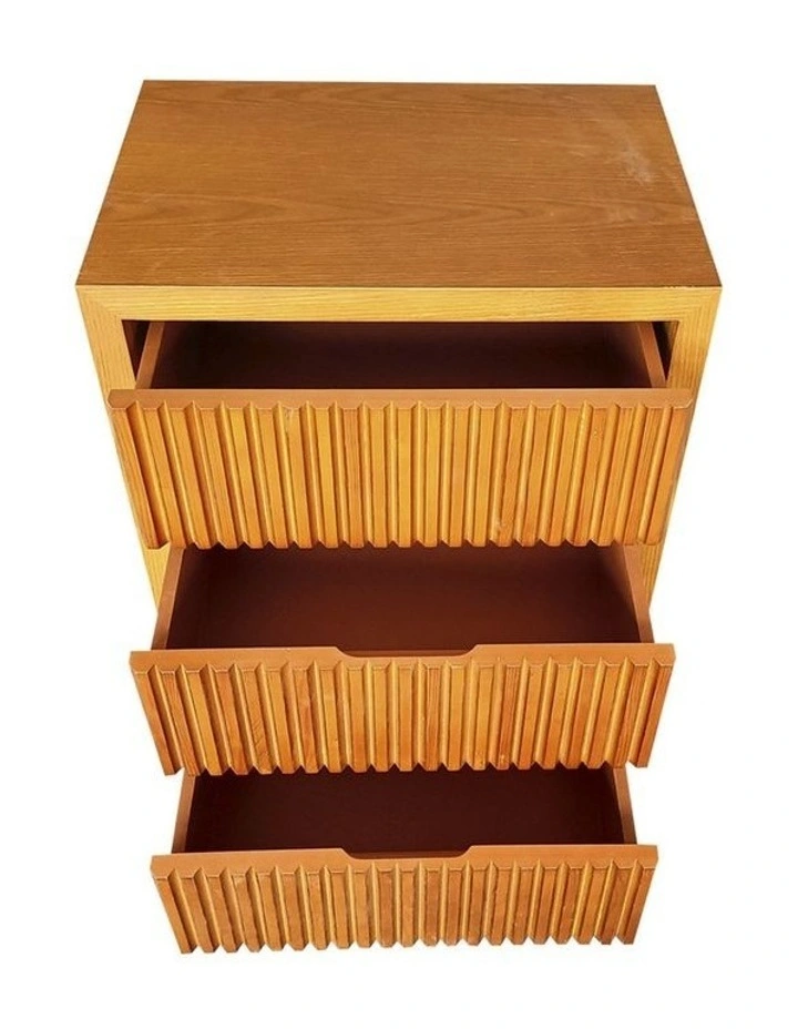 MDF Night Stand Bedside Table in Brown image 4