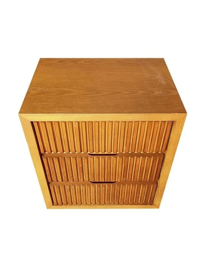 MDF Night Stand Bedside Table in Brown image 5