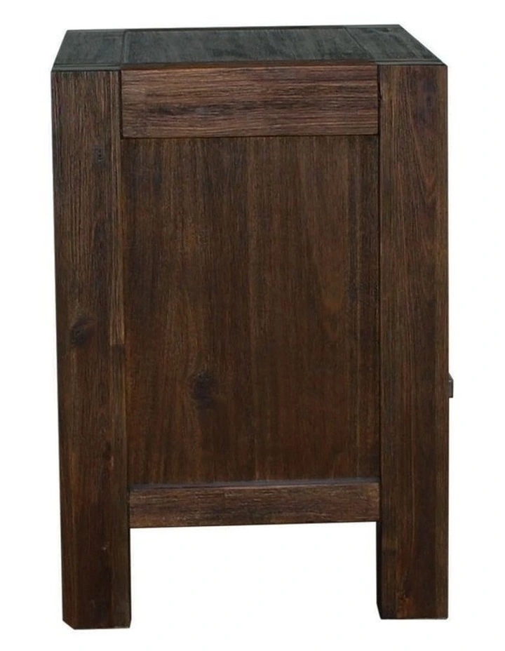 Solid Night Stand Bedside Table in Chocolate image 1