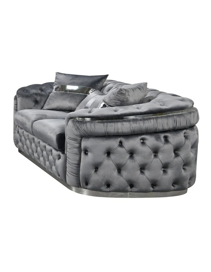 3 Seater Sofa in Grey image 4