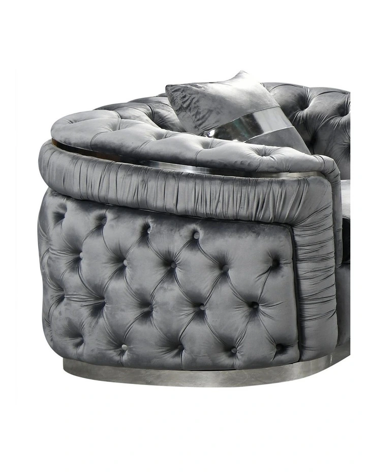 3 Seater Sofa in Grey image 5