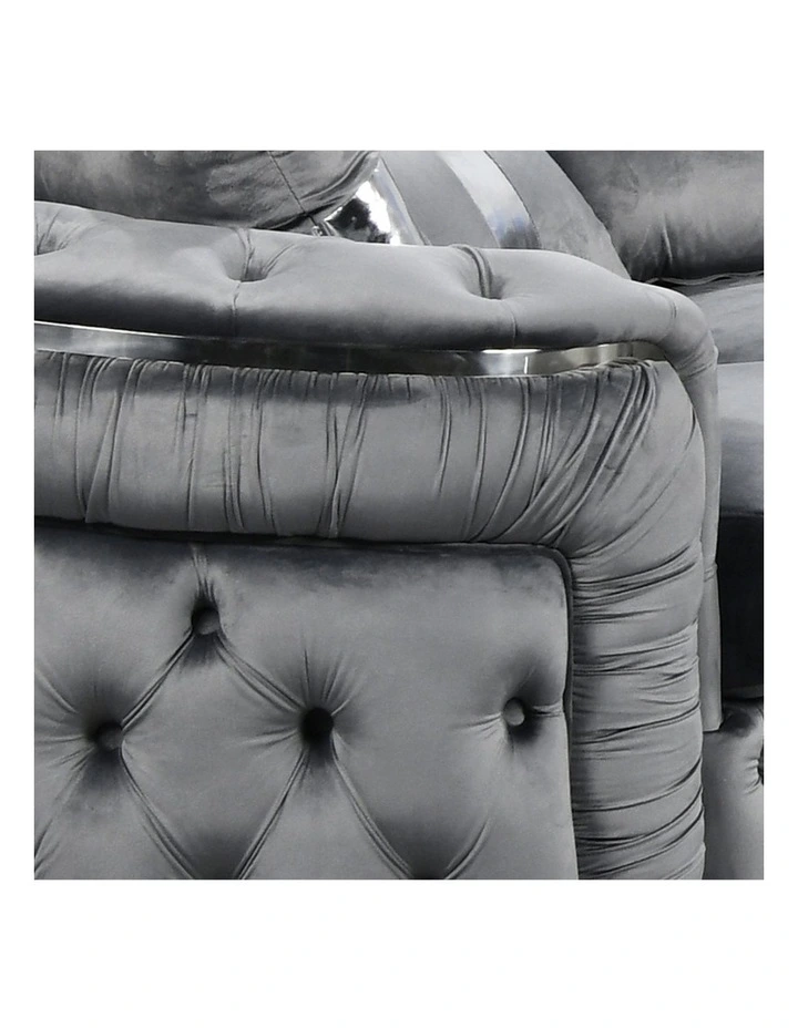 3 Seater Sofa in Grey image 6