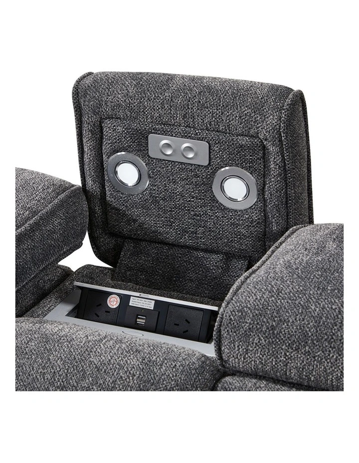Corner Sofa Fabric in Grey image 5