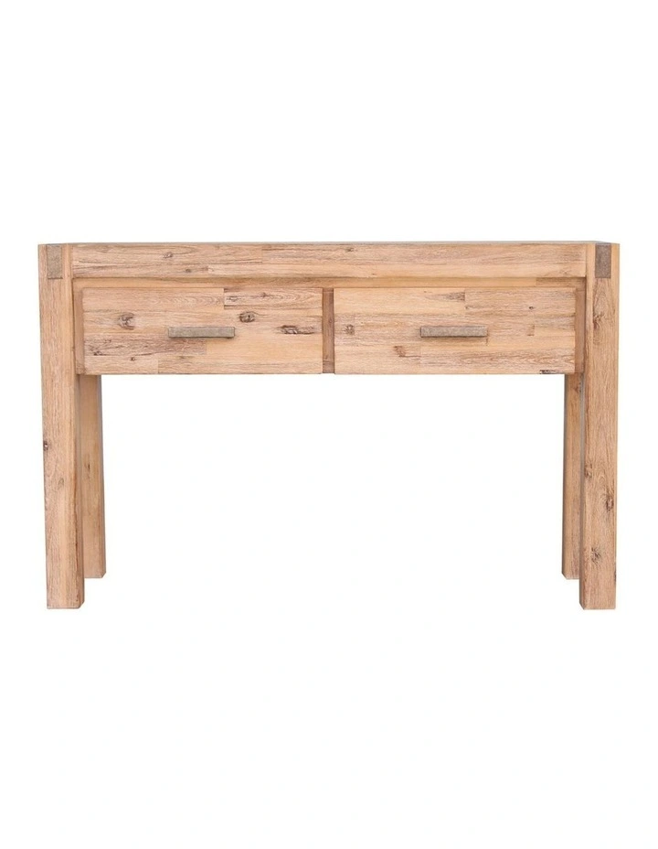 Solid Acacia Hall Table in Oak image 3