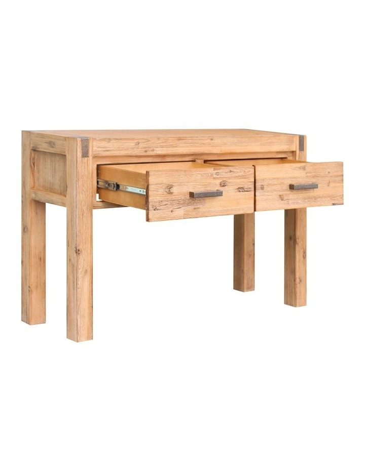 Solid Acacia Hall Table in Oak image 4
