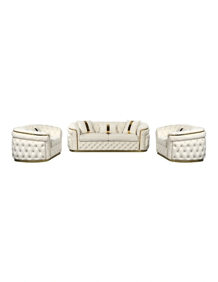 3 1 1 Seater Sofa Set in Beige image 1