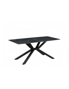 Sintered Stone Dining Table Top in Black