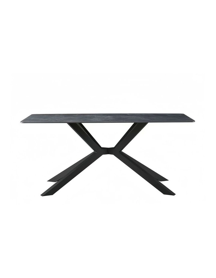 Sintered Stone Dining Table Top in Black image 4