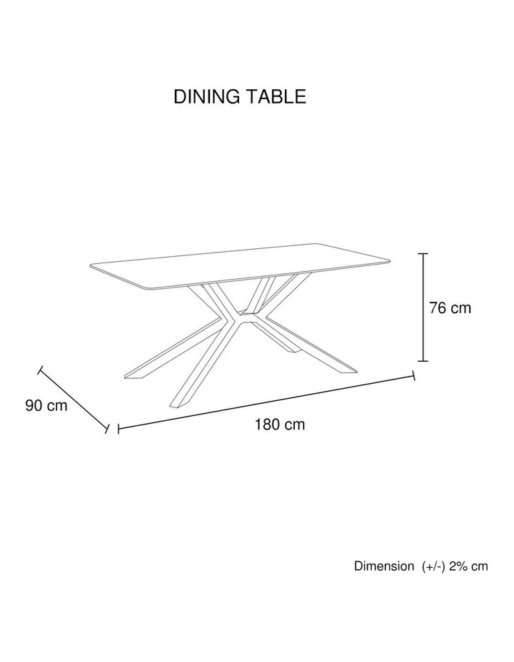Sintered Stone Dining Table Top in Black image 7