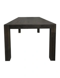 Solid Acacia Dining Table 180cm in Chocolate