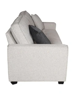 Polyester Fabric 3 Seater Sofa in Grey
