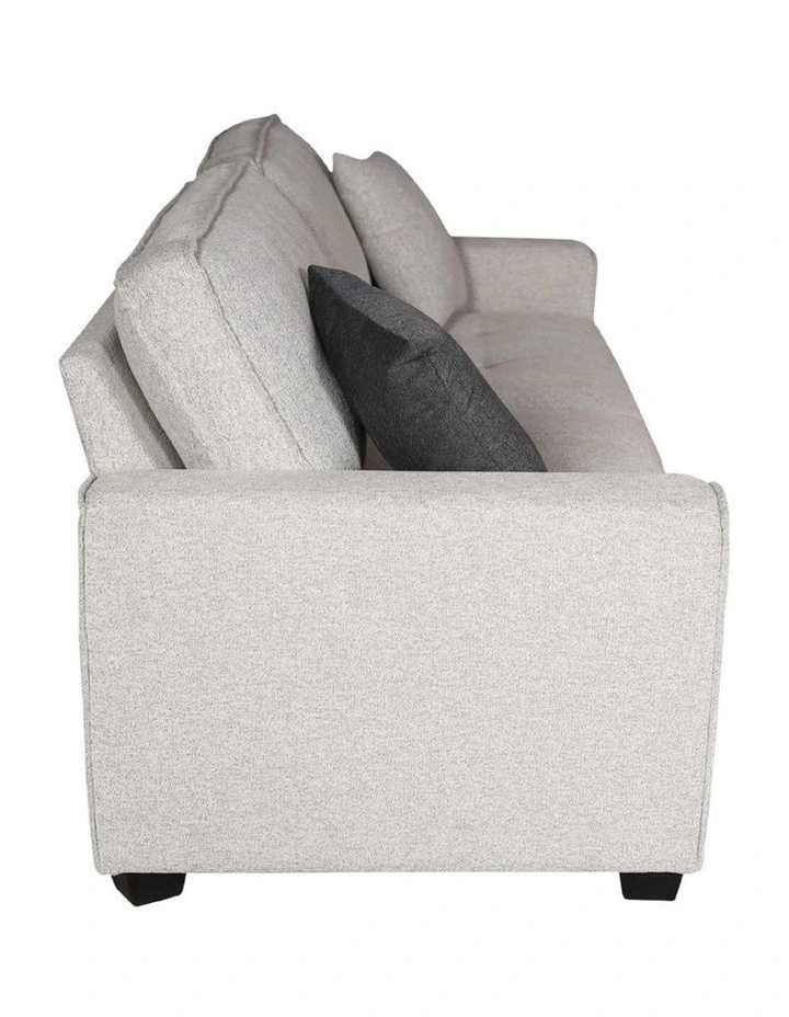 Polyester Fabric 3 Seater Sofa in Grey image 1