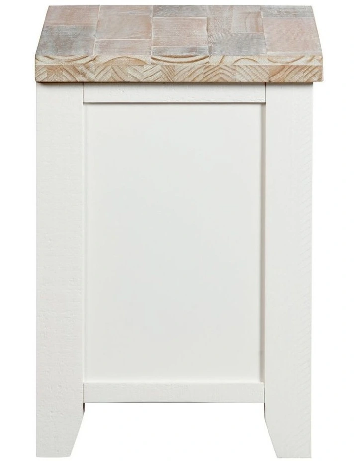 Coastal 2 Drawers Bedside Table in Multi image 3