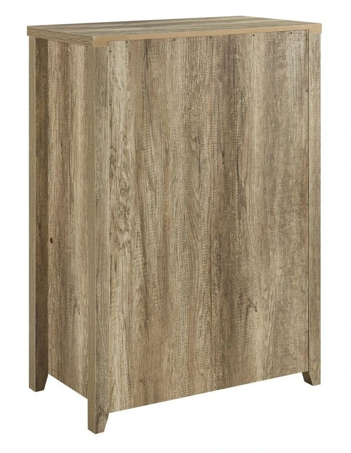 Tallboy Natural Wood Like MDF Draws in Oak image 3