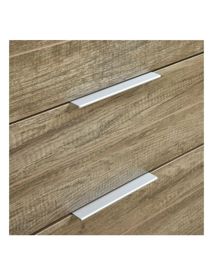Tallboy Natural Wood Like MDF Draws in Oak image 4
