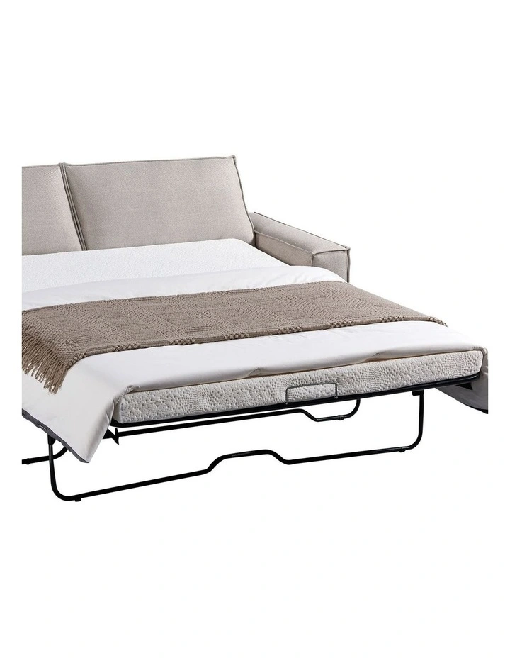 3 Seater Sofa Bed in Beige image 6