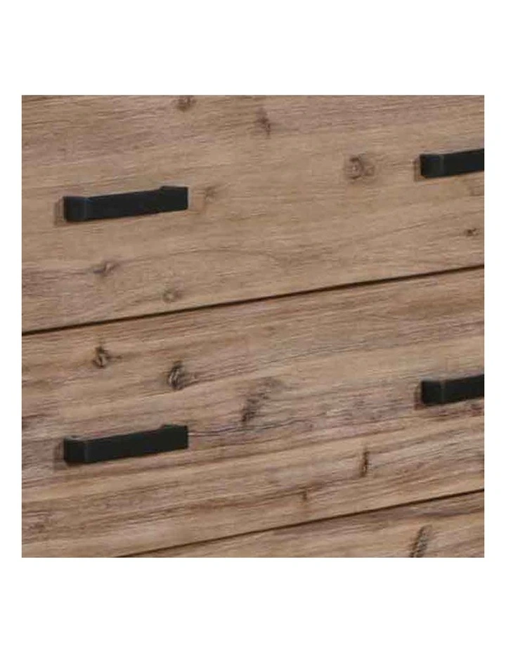 Solid Acacia Drawers Tallboy in Brown image 5