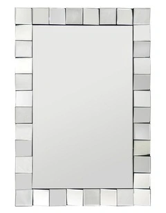 Wall Mirror MDF in Silver