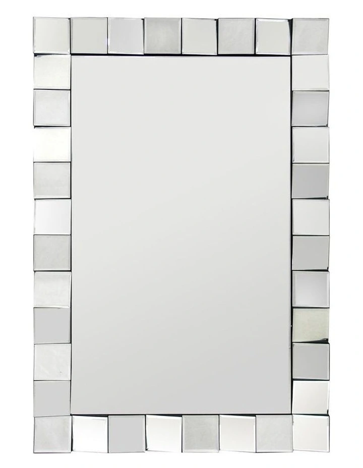 Wall Mirror MDF in Silver image 1