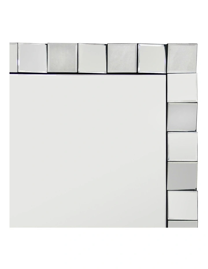 Wall Mirror MDF in Silver image 3