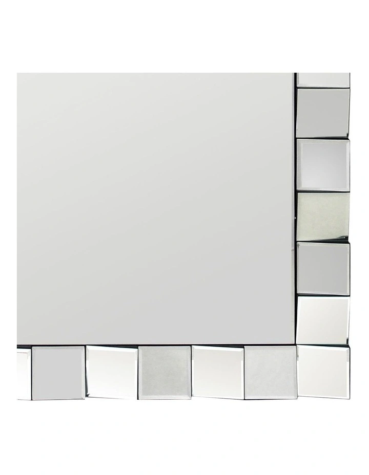 Wall Mirror MDF in Silver image 4
