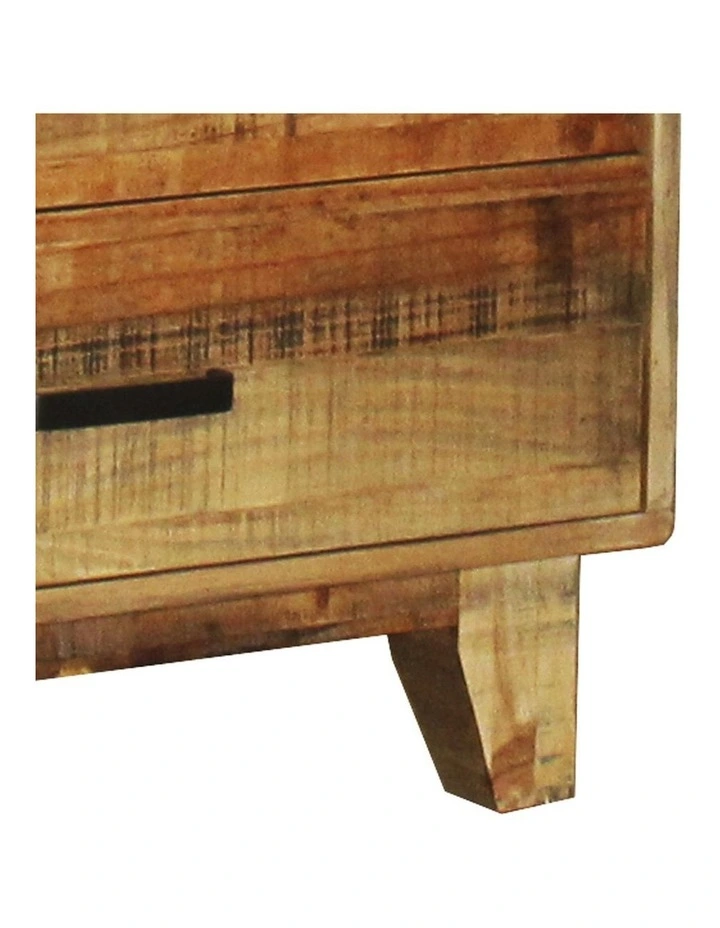 Solid Acacia Mirror Dresser in Light Brown image 5