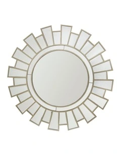 Wall Mirror MDF in Silver
