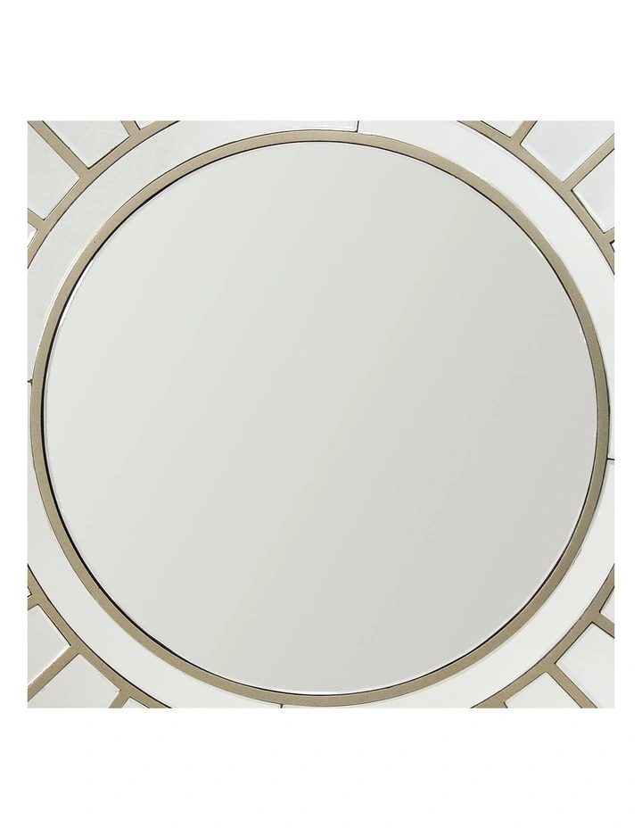 Wall Mirror MDF in Silver image 3