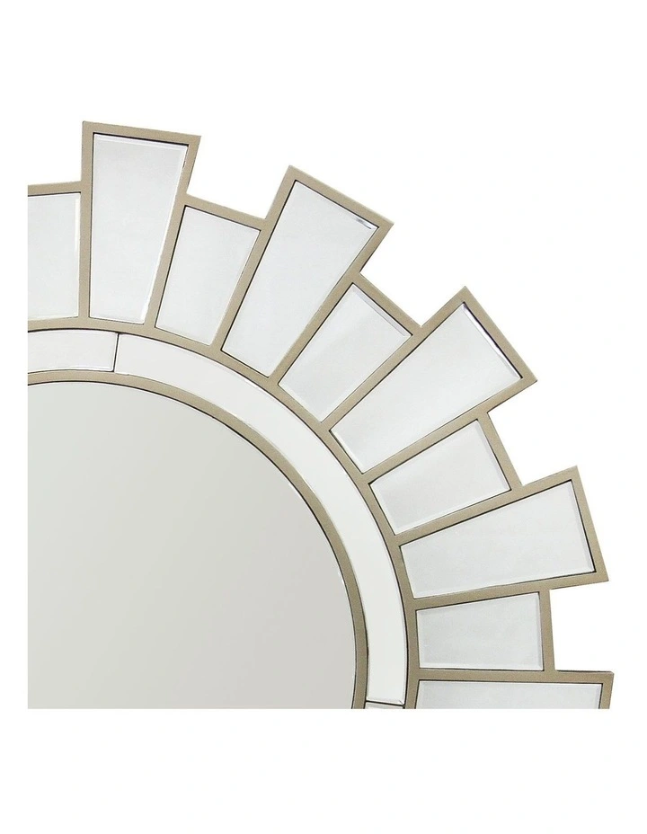 Wall Mirror MDF in Silver image 4