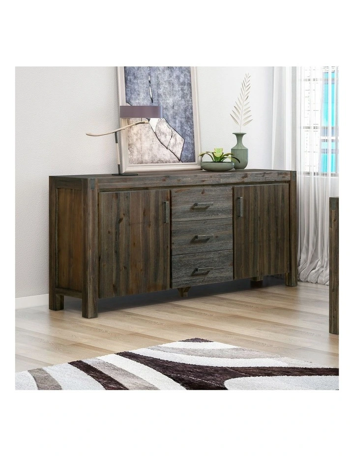 Buffet Solid Acacia in Chocolate image 3