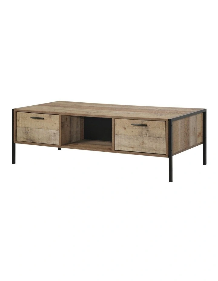 Particle Board Coffee Table in Oak image 3