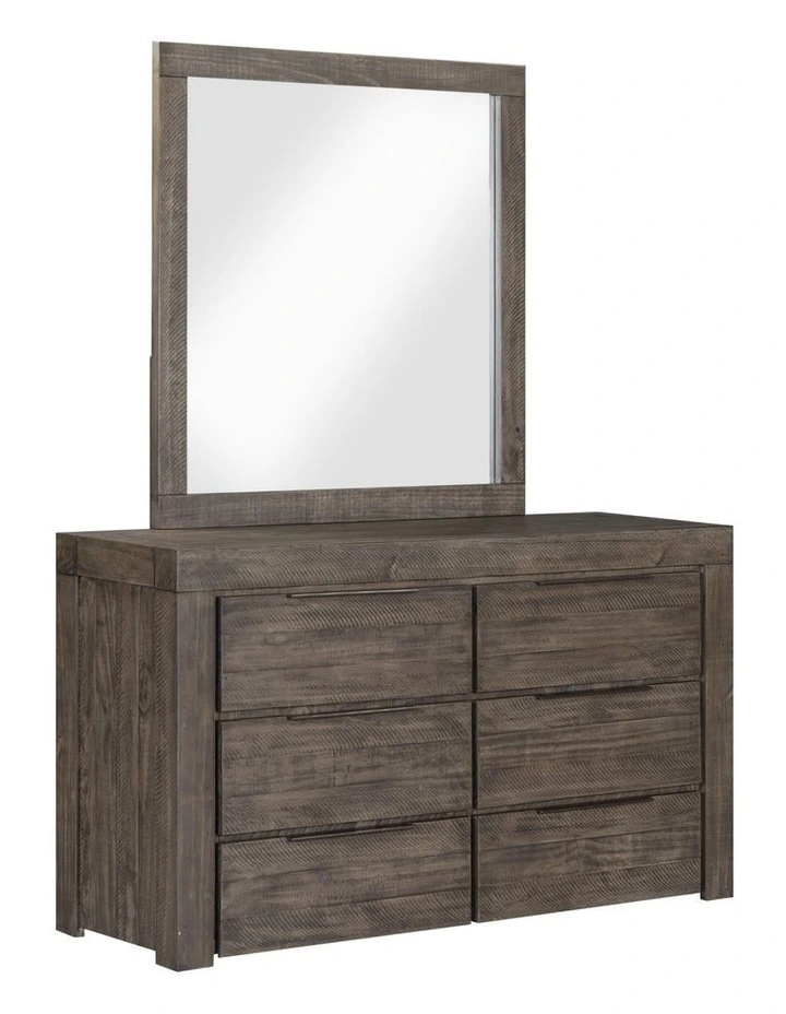 Slim Metal Handles Dressing Chest in Grey image 3