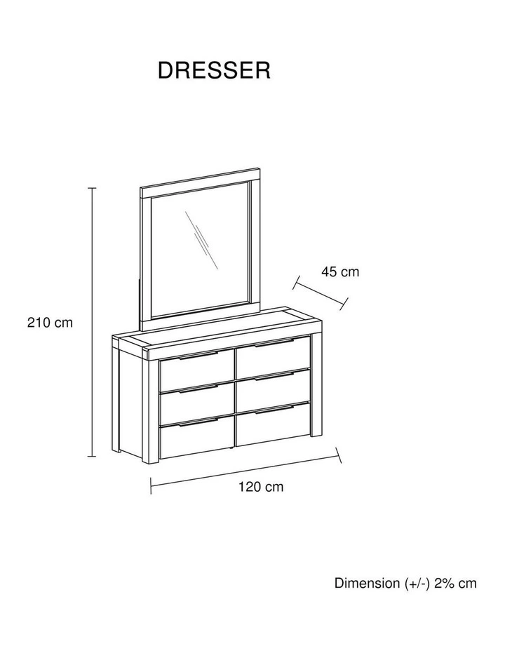 Slim Metal Handles Dressing Chest in Grey image 6