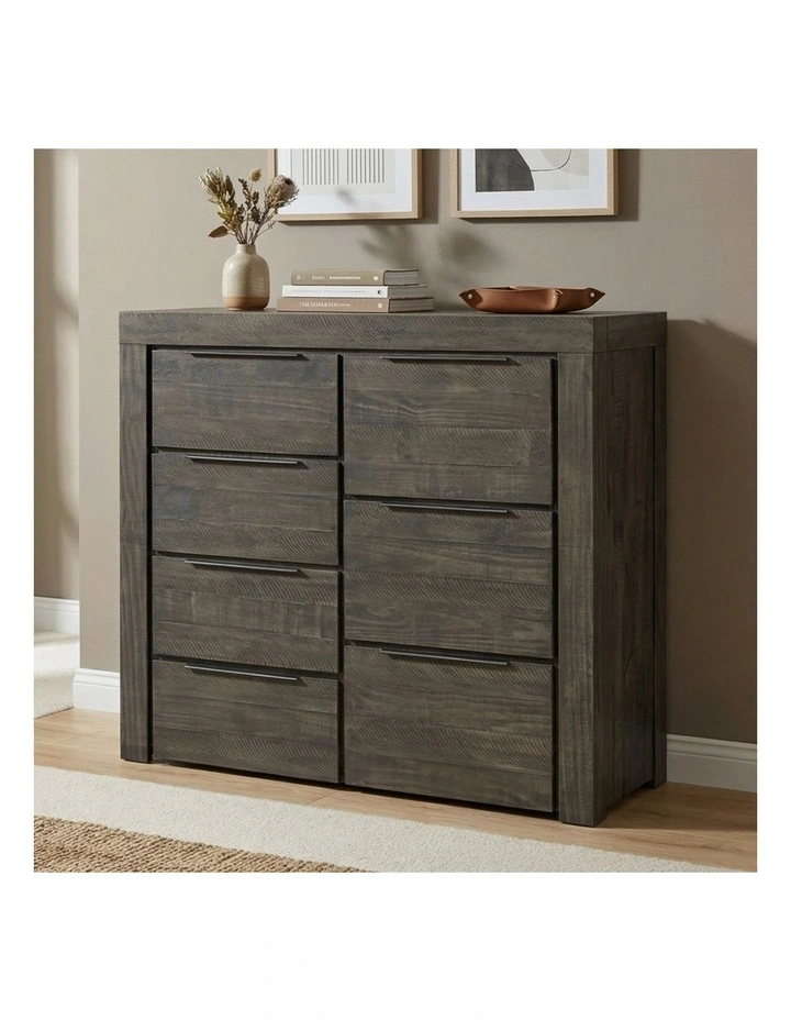 Tallboy 7 Storage Drawers in Grey image 3