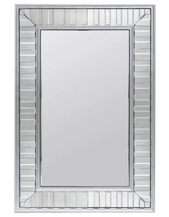 MDF Wall Mirror in Silver