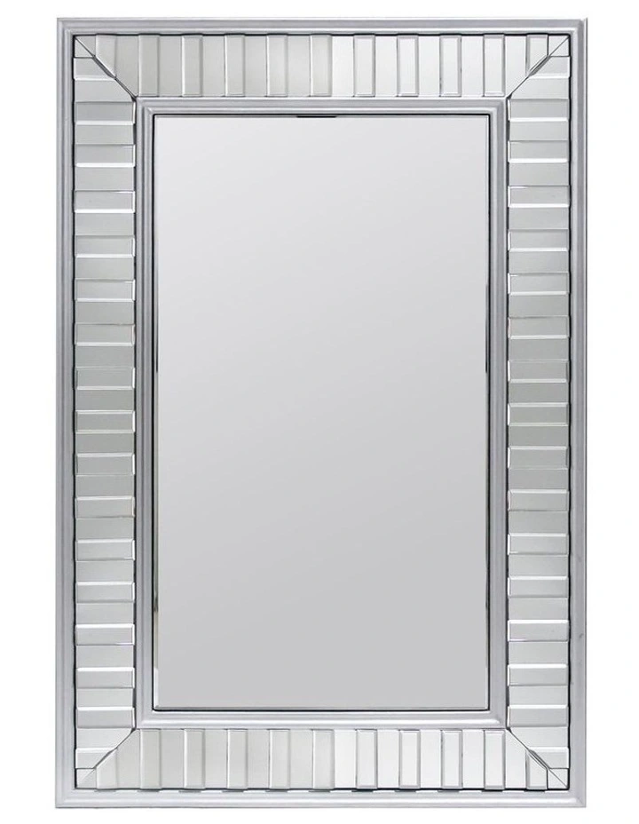 MDF Wall Mirror in Silver image 1